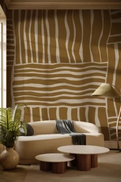 Linear Contrast Ochre -Belartestudio Shop ASoftEmbrace LinearContrast BAS05101078 Ochre 1