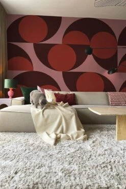 Abstract Shapes Pink