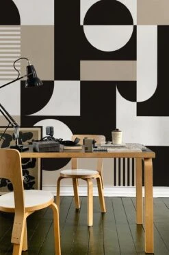Modern Graphic Black -Belartestudio Shop AbstractGeometry ModernGraphic BAS03101010 Black 2