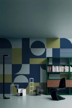 Modern Graphic Blue -Belartestudio Shop AbstractGeometry ModernGraphic BAS03102020 Blue 4