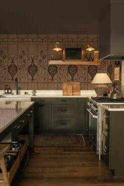 Botanical Deco Brown -Belartestudio Shop AntiqueDarkness BotanicalDeco BAS07301070 Brown 1