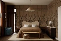 Botanical Deco Brown -Belartestudio Shop AntiqueDarkness BotanicalDeco BAS07301070 Brown 4