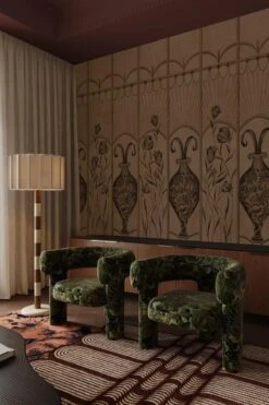 Botanical Deco Brown