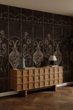 Botanical Deco Black