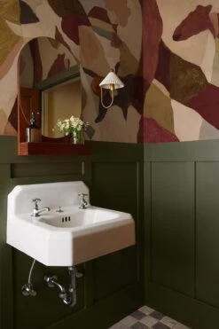 Fresco Silhouette Rust Red -Belartestudio Shop AntiqueDarkness FrescoSilhouette BAQS07304096 RustRed 5 foundmythrill hotellilien