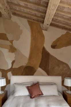 Fresco Silhouette Ochre -Belartestudio Shop AntiqueDarkness FrescoSilhouette BAS07303078 Ochre 4