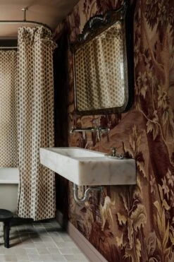 Verdant Tapestry Marsala Red -Belartestudio Shop AntiqueDarkness VerdantTapestry BAS07307034 MarsalaRed 2