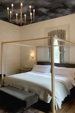 Impressionist Clouds Dark Blue -Belartestudio Shop ArtisticLuxury ImpressionistClouds BAS05501113 BlackBlue 1