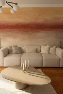 Impressionist Horizon Red -Belartestudio Shop ArtisticLuxury ImpressionistHorizon BAS05504030 Red 1