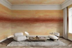 Impressionist Horizon Red -Belartestudio Shop ArtisticLuxury ImpressionistHorizon BAS05504030 Red 2