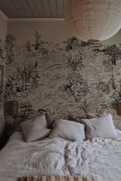 Tiger Ink Beige -Belartestudio Shop AsianDeco TigerInk BAS03204090 Beige 3