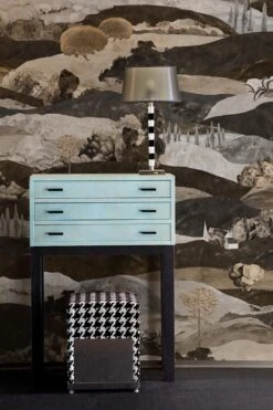 Tuscan Hills Black -Belartestudio Shop AsianDeco TuscanHills BAS03205010 Black 6