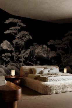 Asian Scenery Black -Belartestudio Shop AsianLuxe AsianScenery BAS06808010 Black 3