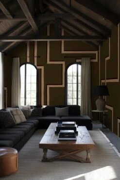 Shadow Lines Olive Green