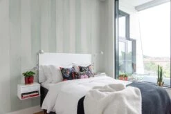 Aquarelle Stripe Pastel Green -Belartestudio Shop Big Bold AquarelleStripe BAS01109044 PastelGreen 1