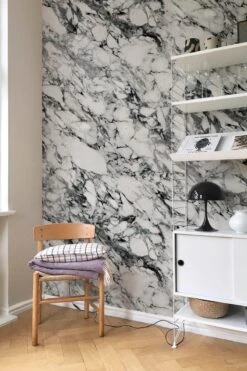 Calacatta Marble Black -Belartestudio Shop Big Bold CalacattaMarble BAS01104010 Black 1