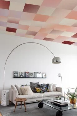 Gradient Check Peach -Belartestudio Shop Big Bold GradientCheck BAS01105036 Peach 1