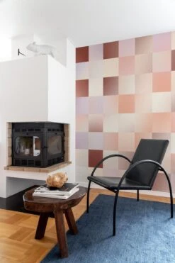 Gradient Check Peach -Belartestudio Shop Big Bold GradientCheck BAS01105036 Peach 3