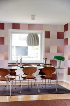 Gradient Check Peach -Belartestudio Shop Big Bold GradientCheck BAS01105036 Peack 4