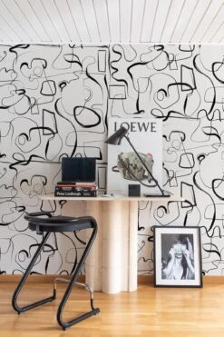 Line Work Faces Black -Belartestudio Shop Big Bold LineworkFaces BAS01110010 Black 2