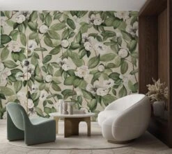 Magnolia Flower Creme White -Belartestudio Shop BiophilicLiving MagnoliaFlower BAS02109004 CremeWhite 2