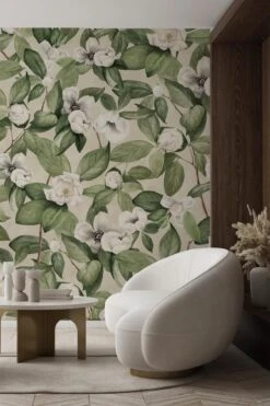 Magnolia Flower Creme White -Belartestudio Shop BiophilicLiving MagnoliaFlower BAS02109004 CremeWhite 4
