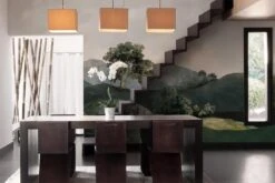 Vintage Landscape Green Multi -Belartestudio Shop BiophilicLiving VintageLandscape BAS02101066 GreenMulti 3