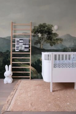 Vintage Landscape Green Multi -Belartestudio Shop BiophilicLiving VintageLandscape BAS02101066 GreenMulti Kidsroom 1