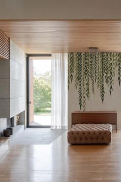 Biophilic Leaves Green Beige -Belartestudio Shop BiophilicSimplicity BiophilicLeaves BAS04407107 GreenBeige 4