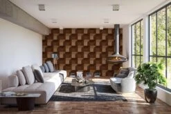 Geometric Wood Mixed Oak -Belartestudio Shop BiophilicSimplicity GeometricWood BAS04410109 MixedOak 3