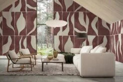 Natural Shapes Burgundy -Belartestudio Shop BotanicalBliss NaturalShapes BAS06104035 Burgyndy 7