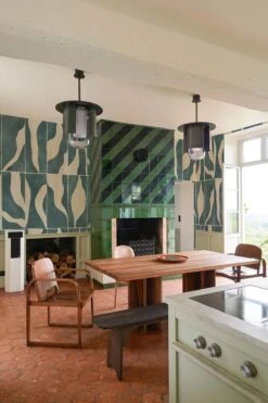 Natural Shapes Teal -Belartestudio Shop BotanicalBliss NaturalShapes BAS06105027 Teal 2