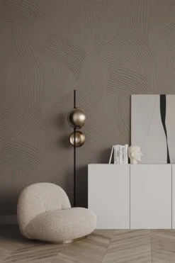 Carved Lines Brown -Belartestudio Shop CalmNature CarvedLines BAS02202070 Brown 5