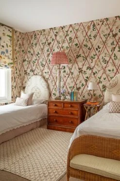 Bamboo Chinoiserie Red