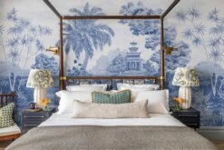 Caribbean Landscape Blue -Belartestudio Shop CaribbeanDreams CaribbeanLandscape BAS07810020 Blue 2