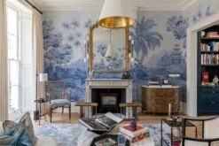 Caribbean Landscape Blue -Belartestudio Shop CaribbeanDreams CaribbeanLandscape BAS07810020 Blue 4