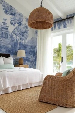 Caribbean Landscape Blue -Belartestudio Shop CaribbeanDreams CaribbeanLandscape BAS07810020 Blue 5