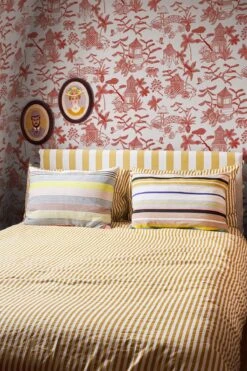 Tropical Island Toile Red -Belartestudio Shop CaribbeanDreams TropicalIslandToile BAS07801030 Red 4 maja.rasmusson Marksherrat