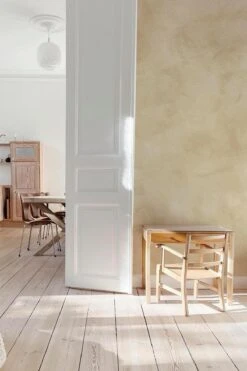 Aquarelle Structure Dusty Yellow