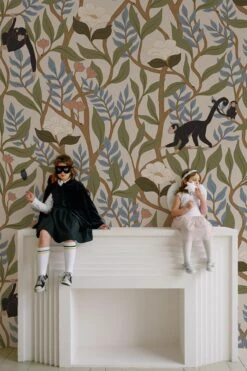 Climbing Monkeys Pale Beige