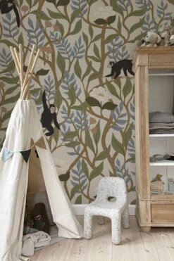 Climbing Monkeys Pale Beige -Belartestudio Shop ChildhoodDreams ClimbingMonkeys BAS01203076 PaleBeige 6