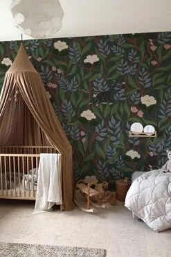 Climbing Monkeys Dark Green -Belartestudio Shop ChildhoodDreams ClimbingMonkeys BAS01205048 DarkGreen 1