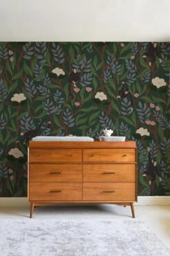 Climbing Monkeys Dark Green -Belartestudio Shop ChildhoodDreams ClimbingMonkeys BAS01205048 DarkGreen 2