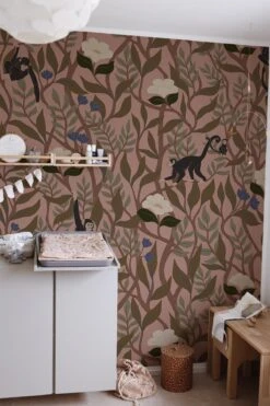 Climbing Monkeys Dusty Pink