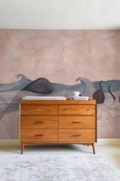 Ocean Creatures Dusty Pink -Belartestudio Shop ChildhoodDreams OceanCreatures BAS01210037 DustyPink 1