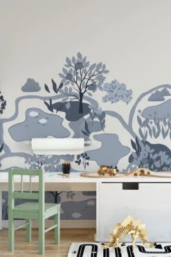 Walk In The Park Dusty Blue -Belartestudio Shop ChildhoodDreams WalkInThePark BAS01207023 DustyBlue 1