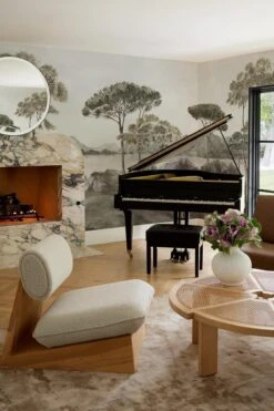 French Landscape Olive Green