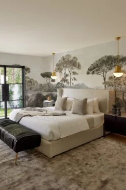 French Landscape Olive Green -Belartestudio Shop ConfidentElegance belartestudioxNinaTakesh FrenchLandscape BAS04914095 OliveGreen 3