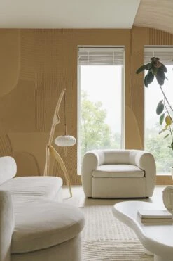 Geometric Clay Ochre