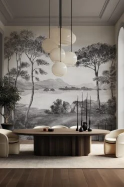 French Landscape Black